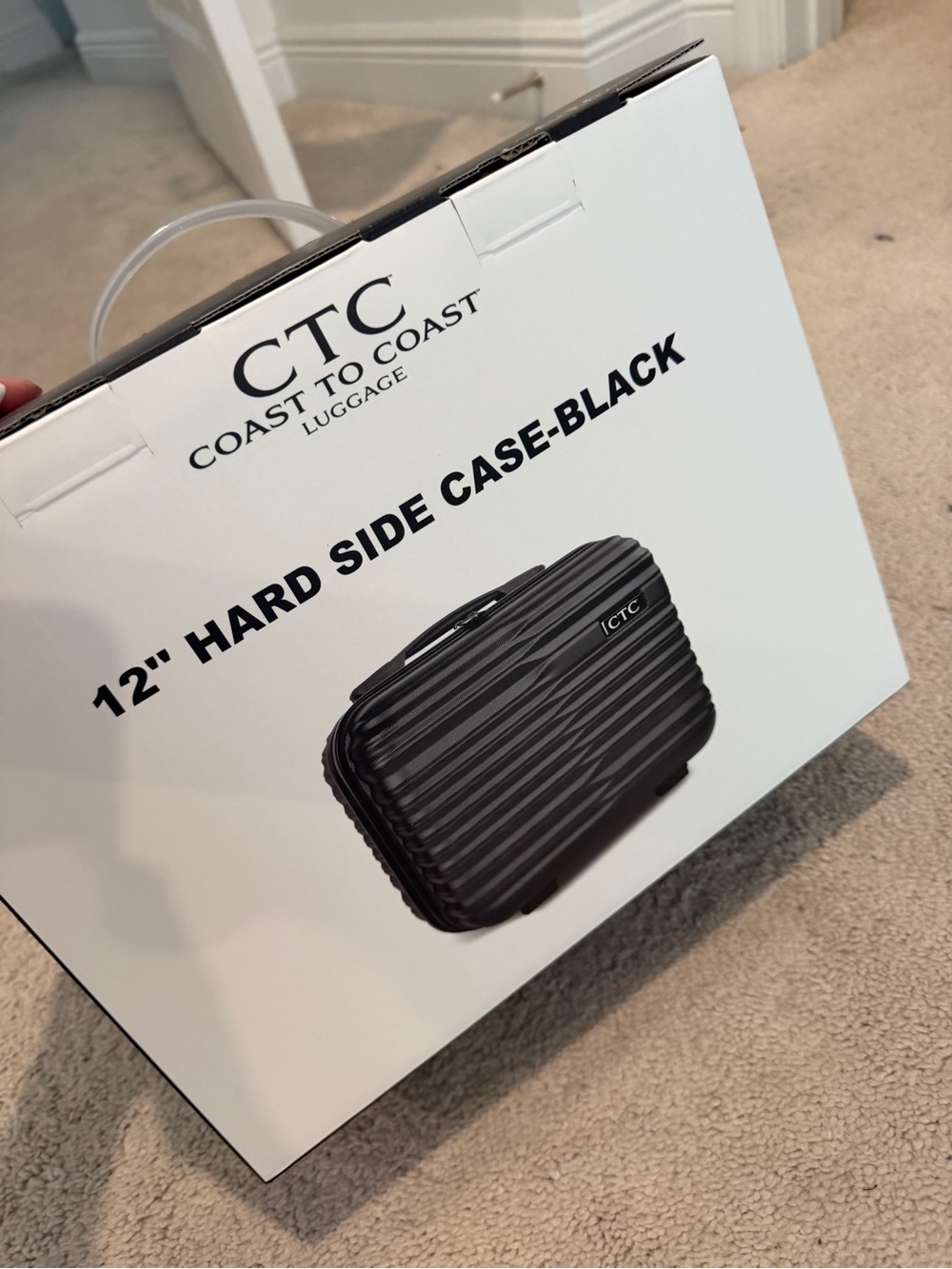 TC Black 12" Hard Side Carry Case